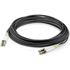 AddOn 1m LC (Male) to LC (Male) Black OM1 Duplex Fiber OFNR (Riser-Rated) Patch Cable - 3.28 ft Fiber Optic Network Cable for Transceiver, Network Device - First End: 2 x LC Male Network - Second End: 2 x LC Male Network - 10 Gbit/s - Patch Cable - OFNR -