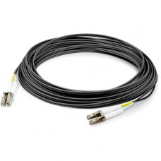 AddOn Fiber Optic Duplex Patch Network Cable - 754.59 ft Fiber Optic Network Cable for Transceiver, Network Device - First End: 2 x LC Male Network - Second End: 2 x LC Male Network - 10 Gbit/s - Patch Cable - OFNR - Black - 1 ADD-LC-LC-230M5OM3OA