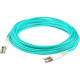 AddOn 40m LC (Male) to LC (Male) Aqua OM3 Duplex Fiber OFNR (Riser-Rated) Patch Cable - 100% compatible and guaranteed to work - TAA Compliance ADD-LC-LC-40M5OM3