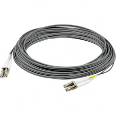 AddOn Fiber Optic Duplex Patch Network Cable - 2 ft Fiber Optic Network Cable for Network Device, Transceiver - First End: 2 x LC/PC Male Network - Second End: 2 x LC/PC Male Network - 10 Gbit/s - Patch Cable - OFNR, Riser - 62.5/125 &micro;m - Gray -