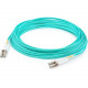 AddOn 7m LC (Male) to LC (Male) Aqua OM4 Duplex Fiber TAA Compliant OFNR (Riser-Rated) Patch Cable - 100% compatible and guaranteed to work in OM4 and OM3 applications - TAA Compliance ADD-LC-LC-7M5OM4-TAA