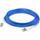 AddOn 40ft LC (Male) to LC (Male) Blue OM4 Duplex Fiber OFNR (Riser-Rated) Patch Cable - 40 ft Fiber Optic Network Cable for Transceiver, Network Device - First End: 2 x LC Male Network - Second End: 2 x LC Male Network - 10 Gbit/s - Patch Cable - OFNR - 