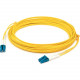AddOn Fiber Optic Duplex Patch Network Cable - 150.92 ft Fiber Optic Network Cable for Network Device - First End: 2 x LC Male Network - Second End: 2 x LC Male Network - Patch Cable - OFNR - 9/125 &micro;m - Yellow - 1 ADD-LC-LC-46M9SMF