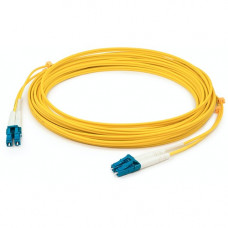AddOn Fiber Optic Duplex Patch Network Cable - 177.12 ft Fiber Optic Network Cable for Transceiver, Network Device - First End: 2 x LC Male Network - Second End: 2 x LC Male Network - Patch Cable - OFNR - 9/125 &micro;m - Yellow - 1 Pack ADD-LC-LC-54M