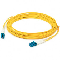 AddOn Fiber Optic Duplex Patch Network Cable - 285.36 ft Fiber Optic Network Cable for Network Device - First End: 2 x LC Male Network - Second End: 2 x LC Male Network - Patch Cable - OFNR - 9/125 &micro;m - Yellow - 1 Pack ADD-LC-LC-87M9SMF
