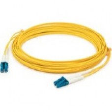 AddOn 6m LC (Male) to LC (Male) Yellow OM4 Duplex Fiber OFNR (Riser-Rated) Patch Cable - 19.69 ft Fiber Optic Network Cable for Transceiver, Network Device - First End: 2 x LC Male Network - Second End: 2 x LC Male Network - Patch Cable - 50/125 &micr