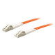 AddOn 6m LC (Male) to LC (Male) Orange OM1 Duplex Fiber OFNR (Riser-Rated) Patch Cable - 100% compatible and guaranteed to work - TAA Compliance ADD-LC-LC-6M6MMF