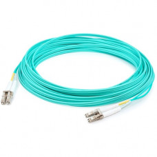 AddOn 27m LC (Male) to LC (Male) Straight Aqua OM4 Duplex Plenum Fiber Patch Cable - 88.50 ft Fiber Optic Network Cable for Network Device - First End: 2 x LC Male Network - Second End: 2 x LC Male Network - Patch Cable - Plenum - 50/125 &micro;m - Aq