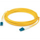 AddOn 1m LC (Male) to LC (Male) Yellow OS1 Duplex Fiber TAA Compliant OFNR (Riser-Rated) Patch Cable - 100% compatible and guaranteed to work - TAA Compliance ADD-LC-LC-1M9SMF-TAA