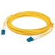 AddOn Fiber Optic Duplex Patch Network Cable - 20 ft Fiber Optic Network Cable for Transceiver, Network Device - First End: 2 x LC Male Network - Second End: 2 x LC Male Network - Patch Cable - OFNR - Yellow - 1 Pack - TAA Compliance ADD-LC-LC-20F9SMF