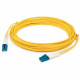 AddOn 96m LC (Male) to LC (Male) Straight Yellow OS2 Duplex Plenum Fiber Patch Cable - 314.96 ft Fiber Optic Network Cable for Network Device - First End: 2 x LC Male Network - Second End: 2 x LC Male Network - Patch Cable - Plenum - 9/125 &micro;m - 