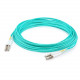 AddOn 97m LC (Male) to LC (Male) Straight Aqua OM4 Duplex LSZH Fiber Patch Cable - 318.24 ft Fiber Optic Network Cable for Network Device - First End: 2 x LC Male Network - Second End: 2 x LC Male Network - 10 Gbit/s - Patch Cable - LSZH - 50/125 &mic