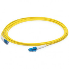 AddOn Fiber Optic Simplex Patch Network Cable - 124.67 ft Fiber Optic Network Cable for Transceiver, Network Device - First End: 1 x LC Male Network - Second End: 1 x LC Male Network - Patch Cable - OFNR, Plenum - 9/125 &micro;m - Yellow - 1 ADD-LC-LC