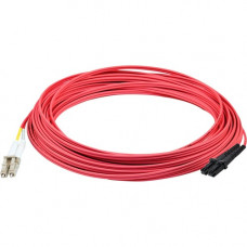 AddOn 4m LC (Male) to MT-RJ (Male) Red OM1 Duplex Fiber OFNR (Riser-Rated) Patch Cable - 13.12 ft Fiber Optic Network Cable for Transceiver, Network Device - First End: 2 x LC/PC Male Network - Second End: 2 x MT-RJ/PC Male Network - 10 Gbit/s - Patch Cab