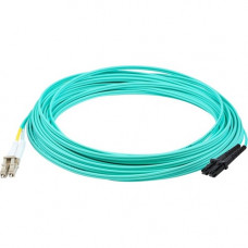 AddOn Fiber Optic Duplex Patch Network Cable - 13.12 ft Fiber Optic Network Cable for Transceiver, Network Device - First End: 2 x LC/UPC Male Network - Second End: 2 x MT-RJ Male Network - 100 Gbit/s - Patch Cable - Plenum, OFNP - Aqua - 1 ADD-LC-MTRJ-4M