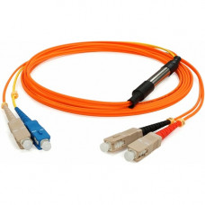 AddOn 5m SC (Male) to SC (Male) Orange OM1 & OS1 Duplex Fiber Mode Conditioning Cable - 100% compatible and guaranteed to work ADD-MODE-SCSC6-5