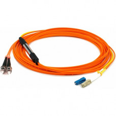 AddOn 5m LC (Male) to ST (Male) Orange OM1 & OS1 Duplex Fiber Mode Conditioning Cable - 100% compatible and guaranteed to work ADD-MODE-STLC6-5