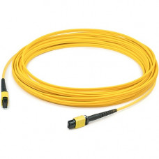 AddOn 8m MPO (Female) to MPO (Female) Yellow OS2 Duplex Fiber LSZH-rated Patch Cable - 26.20 ft Fiber Optic Network Cable for Transceiver, Network Device - MPO Female Network - MPO Female Network - Patch Cable - LSZH - 9/125 &micro;m - Yellow - 1 Pack