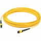 AddOn 10m MPO (Female) to MPO (Female) Yellow OS2 Duplex Fiber LSZH-rated Patch Cable - 32.80 ft Fiber Optic Network Cable for Transceiver, Network Device - MPO Female Network - MPO Female Network - Patch Cable - LSZH - 9/125 &micro;m - Yellow - 1 Pac
