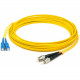 AddOn 13m FC (Male) to SC (Male) Yellow OS1 Duplex OFNR (Riser-Rated) Fiber Patch Cable - 100% compatible and guaranteed to work ADD-SC-FC-13M9SMF