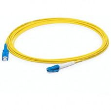 AddOn Fiber Optic Simplex Patch Network Cable - 252.56 ft Fiber Optic Network Cable for Network Device - First End: 1 x LC Male Network - Second End: 1 x SC Male Network - Patch Cable - OFNR - 9/125 &micro;m - Yellow - 1 Pack ADD-SC-LC-77MS9SMF