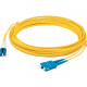 AddOn 2m LC (Male) to SC (Male) Yellow OS1 Duplex Fiber TAA Compliant OFNR (Riser-Rated) Patch Cable - 100% compatible and guaranteed to work - TAA Compliance ADD-SC-LC-2M9SMF-TAA