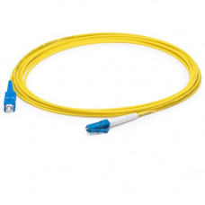 AddOn 66m LC (Male) to SC (Male) Straight Yellow OS2 Simplex Plenum Fiber Patch Cable - 216.54 ft Fiber Optic Network Cable for Network Device - First End: 1 x LC Male Network - Second End: 1 x SC Male Network - Patch Cable - Plenum - 9/125 &micro;m -