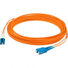 AddOn 3m LC (Male) to SC (Male) Orange OS2 Duplex Fiber OFNR (Riser-Rated) Patch Cable - 9.84 ft Fiber Optic Network Cable for Network Device, Transceiver - First End: 2 x LC/UPC Male Network - Second End: 2 x SC/UPC Male Network - Patch Cable - OFNR, Ris