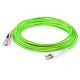 AddOn Fiber Optic Duplex Patch Network Cable - 131.20 ft Fiber Optic Network Cable for Network Device - First End: 2 x LC Male Network - Second End: 2 x SC Male Network - Patch Cable - OFNR - 50 &micro;m - Lime Green - 1 Pack ADD-SC-LC-40M5OM5