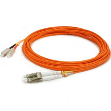 AddOn 4m LC (Male) to SC (Male) Orange OM2 Duplex Fiber OFNR (Riser-Rated) Patch Cable - 100% compatible and guaranteed to work ADD-SC-LC-4M5OM2