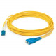 AddOn 21m LC (Male) to SC (Male) Straight Yellow OS2 Duplex LSZH Fiber Patch Cable - 68.90 ft Fiber Optic Network Cable for Transceiver, Network Device - First End: 2 x LC Male Network - Second End: 2 x SC Male Network - Patch Cable - LSZH - 9/125 &mi