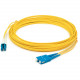 AddOn 31m LC (Male) to SC (Male) Straight Yellow OS2 Duplex Plenum Fiber Patch Cable - 101.70 ft Fiber Optic Network Cable for Network Device - First End: 2 x LC Male Network - Second End: 2 x SC Male Network - Patch Cable - Plenum - 9/125 &micro;m - 