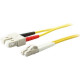 AddOn 10m LC (Male) to SC (Male) Yellow OS1 Duplex Fiber OFNR (Riser-Rated) Patch Cable - 100% compatible and guaranteed to work - TAA Compliance ADD-SC-LC-10M9SMF