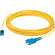 AddOn Fiber Optic Duplex Patch Network Cable - 134.51 ft Fiber Optic Network Cable for Network Device - First End: 2 x LC/UPC Male Network - Second End: 2 x SC/UPC Male Network - Patch Cable - OFNR, Riser - 9/125 &micro;m - Yellow - 1 ADD-SC-LC-41M9SM