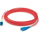 AddOn 7m LC (Male) to SC (Male) Red OS2 Duplex Fiber OFNR (Riser-Rated) Patch Cable - 22.97 ft Fiber Optic Network Cable for Transceiver, Network Device - First End: 2 x LC Male Network - Second End: 2 x SC Male Network - Patch Cable - OFNR - 9/125 &m