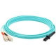 AddOn 7m MT-RJ (Male) to SC (Male) Aqua OM3 Duplex Fiber OFNR (Riser-Rated) Patch Cable - 100% compatible and guaranteed to work ADD-SC-MTRJ-7M5OM3