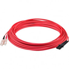 AddOn 1m MT-RJ (Male) to SC (Male) Red OM1 Duplex Fiber OFNR (Riser-Rated) Patch Cable - 3.28 ft Fiber Optic Network Cable for Transceiver, Network Device - First End: 1 x MT-RJ Male Network - Second End: 2 x SC Male Network - 10 Gbit/s - Patch Cable - OF