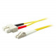 AddOn 15m SC (Male) to SC (Male) Yellow OS1 Duplex Fiber OFNR (Riser-Rated) Patch Cable - 100% compatible and guaranteed to work - TAA Compliance ADD-SC-SC-15M9SMF