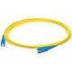 AddOn Fiber Optic Simplex Patch Network Cable - 275.52 ft Fiber Optic Network Cable for Network Device - First End: 1 x SC Male Network - Second End: 1 x SC Male Network - Patch Cable - OFNR - 9/125 &micro;m - Yellow - 1 Pack ADD-SC-SC-84MS9SMF