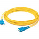AddOn 34m SC (Male) to SC (Male) Straight Yellow OS2 Duplex Plenum Fiber Patch Cable - 111.55 ft Fiber Optic Network Cable for Network Device - First End: 2 x SC Male Network - Second End: 2 x SC Male Network - Patch Cable - Plenum - 9/125 &micro;m - 
