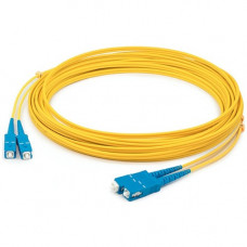 AddOn 33m SC (Male) to SC (Male) Straight Yellow OS2 Duplex LSZH Fiber Patch Cable - 108.27 ft Fiber Optic Network Cable for Network Device - First End: 2 x SC Male Network - Second End: 2 x SC Male Network - Patch Cable - LSZH - 9/125 &micro;m - Yell