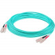 AddOn 38m SC (Male) to SC (Male) Straight Aqua OM4 Duplex LSZH Fiber Patch Cable - 124.67 ft Fiber Optic Network Cable for Network Device - First End: 2 x SC/PC Male Network - Second End: 2 x SC/PC Male Network - 100 Gbit/s - Patch Cable - LSZH - 50/125 &