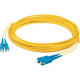 AddOn 38m SC (Male) to SC (Male) Straight Yellow OS2 Duplex LSZH Fiber Patch Cable - 124.67 ft Fiber Optic Network Cable for Network Device - First End: 2 x SC/UPC Male Network - Second End: 2 x SC/UPC Male Network - Patch Cable - LSZH - 9/125 &micro;