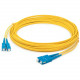 AddOn Fiber Optic Duplex Patch Network Cable - 147.60 ft Fiber Optic Network Cable for Transceiver, Network Device - First End: 2 x SC Male Network - Second End: 2 x SC Male Network - Patch Cable - OFNR - 9/125 &micro;m - Yellow - 1 Pack ADD-SC-SC-45M