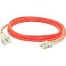 AddOn 50m SC (Male) to SC (Male) Orange OM1 Duplex Fiber OFNR (Riser-Rated) Patch Cable - 100% compatible and guaranteed to work - TAA Compliance ADD-SC-SC-50M6MMF