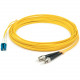 AddOn 16m LC (Male) to ST (Male) Straight Yellow OS2 Duplex Plenum Fiber Patch Cable - 52.50 ft Fiber Optic Network Cable for Network Device - First End: 2 x LC Male Network - Second End: 2 x ST Male Network - Patch Cable - Plenum - 9/125 &micro;m - Y