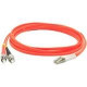 AddOn 3m LC (Male) to ST (Male) Orange OM2 Duplex Fiber OFNR (Riser-Rated) Patch Cable - 100% compatible and guaranteed to work ADD-ST-LC-3M5OM2