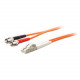 AddOn 7m LC (Male) to ST (Male) Orange OM1 Duplex Fiber OFNR (Riser-Rated) Patch Cable - 100% compatible and guaranteed to work - TAA Compliance ADD-ST-LC-7M6MMF