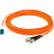 AddOn 30m LC (Male) to ST (Male) Orange OM1 Duplex Fiber OFNR (Riser-Rated) Patch Cable - 100% compatible and guaranteed to work - TAA Compliance ADD-ST-LC-30M6MMF