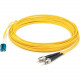 AddOn 34m LC (Male) to ST (Male) Straight Yellow OS2 Duplex LSZH Fiber Patch Cable - 111.52 ft Fiber Optic Network Cable for Network Device - First End: 2 x LC Male Network - Second End: 2 x ST Male Network - Patch Cable - LSZH - 9/125 &micro;m - Yell